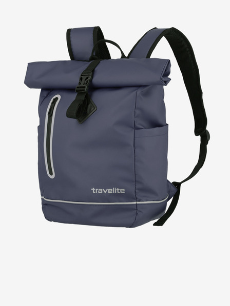 Travelite Tmavě modrý batoh Travelite Basics Roll-up Plane