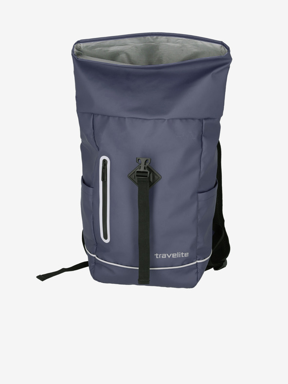 Travelite Tmavě modrý batoh Travelite Basics Roll-up Plane