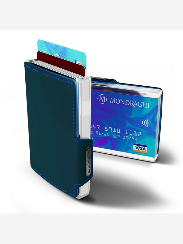 Mondraghi Petrolejová kožená peněženka  Mondraghi Elegance