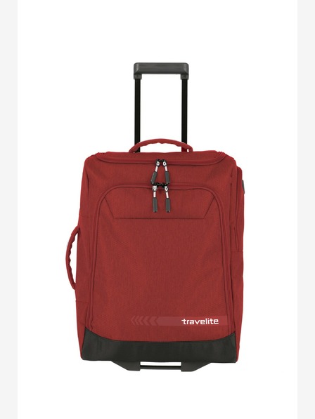Travelite Cestovní taška Travelite Kick Off Wheeled Duffle S - červená