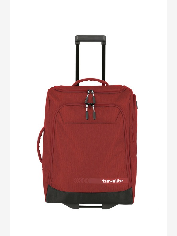 Travelite Cestovní taška Travelite Kick Off Wheeled Duffle S - červená