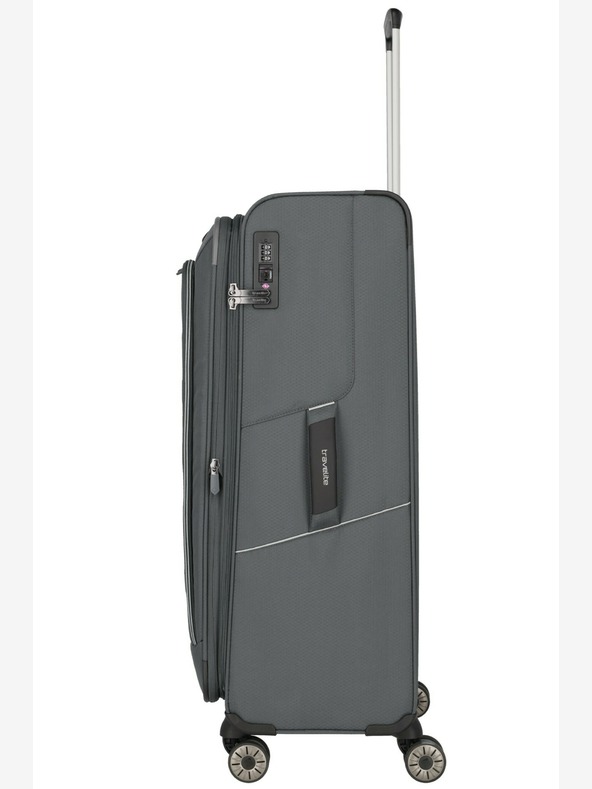 Travelite Sada cestovních kufrů Travelite Skaii 4w S,M,L - šedá