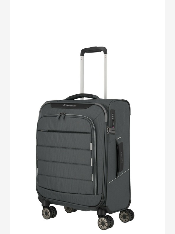 Travelite Sada cestovních kufrů Travelite Skaii 4w S,M,L - šedá