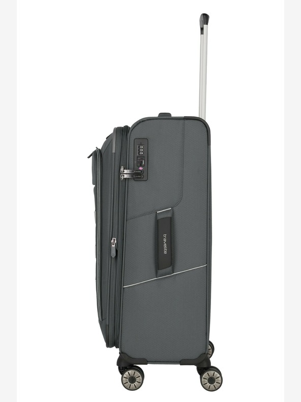 Travelite Sada cestovních kufrů Travelite Skaii 4w S,M,L - šedá