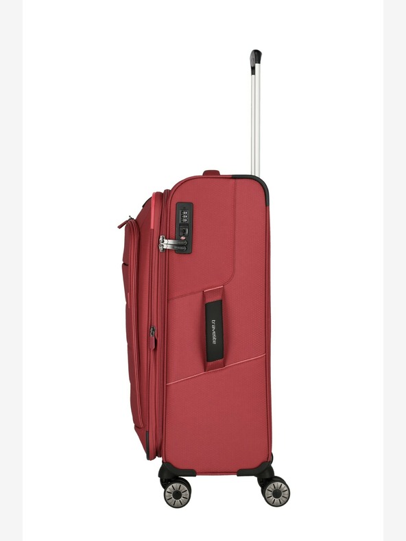 Travelite Sada cestovních kufrů Travelite Skaii 4w S,M,L - červená