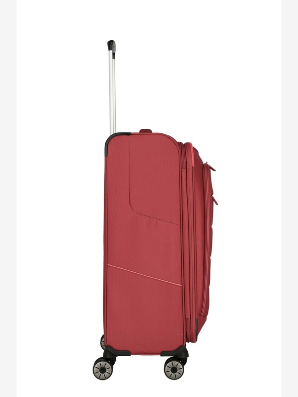 Travelite Sada cestovních kufrů Travelite Skaii 4w S,M,L - červená