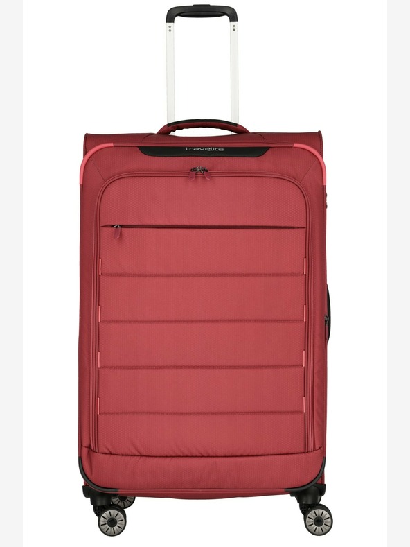 Travelite Sada cestovních kufrů Travelite Skaii 4w S,M,L - červená