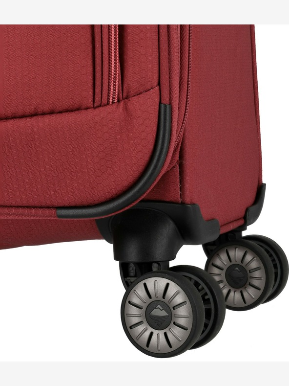 Travelite Sada cestovních kufrů Travelite Skaii 4w S,M,L - červená