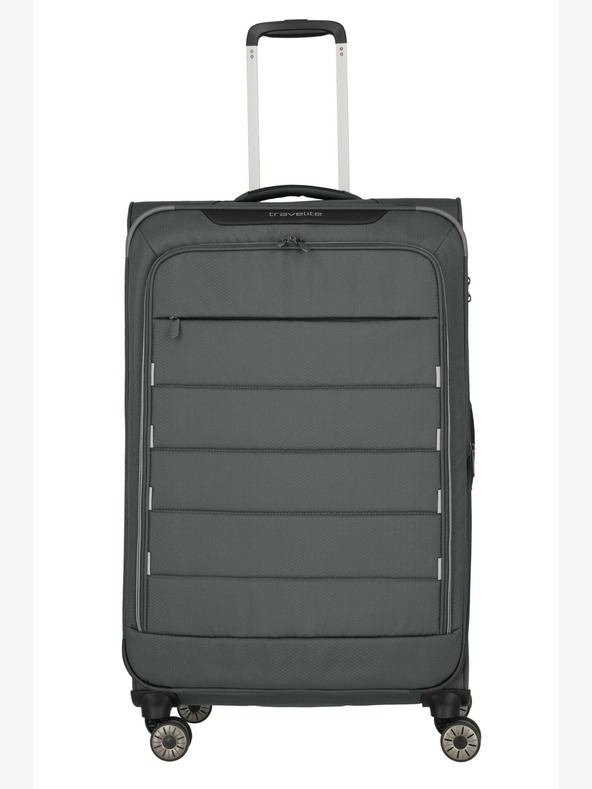 Travelite Cestovní kufr Travelite Skaii 4w L - šedá