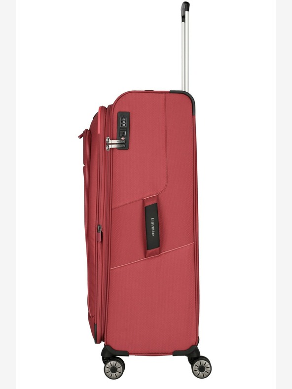 Travelite Cestovní kufr Travelite Skaii 4w L - červená