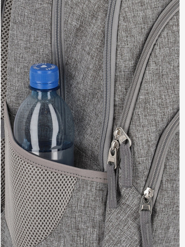 Travelite Batoh Travelite Basics Backpack Melange - světle šedá