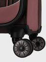 Travelite Sada tří cestovních kufrů a cestovní tašky v růžovo-hnědé barvě Travelite Viia 4w S,M,L + Duffle