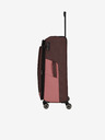 Travelite Sada tří cestovních kufrů a cestovní tašky v růžovo-hnědé barvě Travelite Viia 4w S,M,L + Duffle