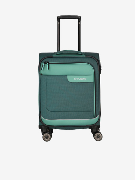 Travelite Zelený cestovní kufr Travelite Viia 4w S