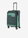 Travelite Zelený cestovní kufr Travelite Viia 4w M