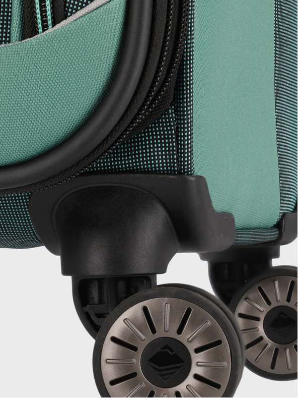 Travelite Zelený cestovní kufr Travelite Viia 4w M
