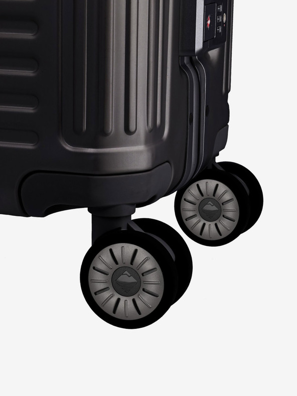 Travelite Černý cestovní kufr Travelite Next 4w M Black