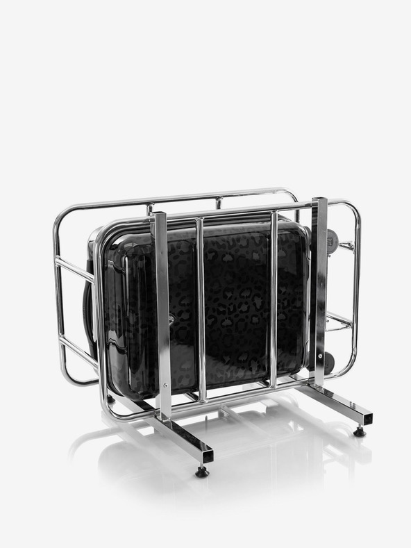 Heys Černý vzorovaný cestovní kufr Heys Black Leopard S