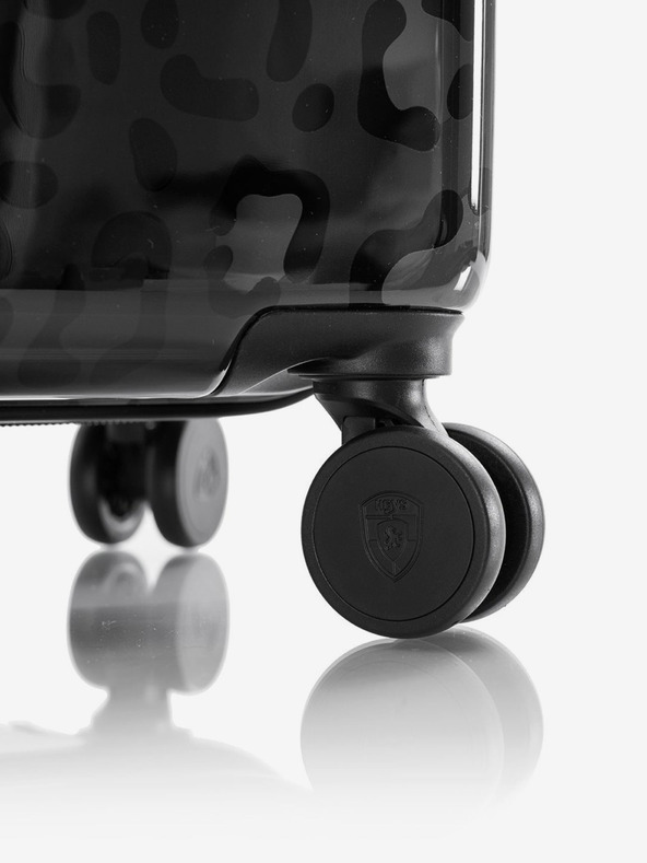 Heys Černý vzorovaný cestovní kufr Heys Black Leopard S