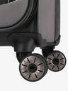 Travelite Tmavě šedý cestovní kufr Travelite Viia 4w M Anthracite