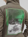 O'Neill Khaki klučičí mikina O'Neill HYBRID SWEAT HOODY FZ