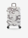 Heys Bílý cestovní kufr Heys White Camo M
