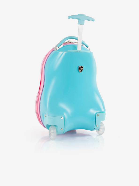 Heys Modrý dětský kufr Heys Kids Trolls Turquoise