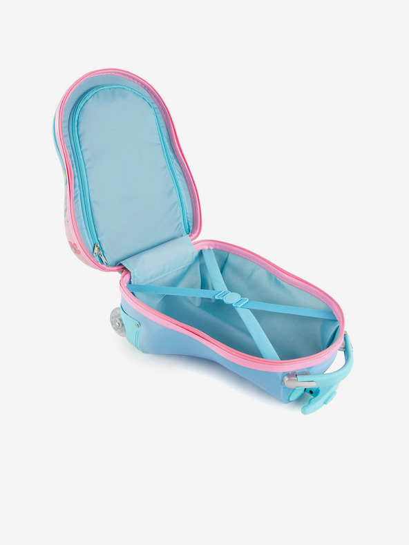 Heys Modrý dětský kufr Heys Kids Trolls Turquoise