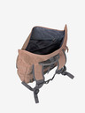 Travelite Šedo-růžový batoh Travelite Basics Roll-up Backpack Rose