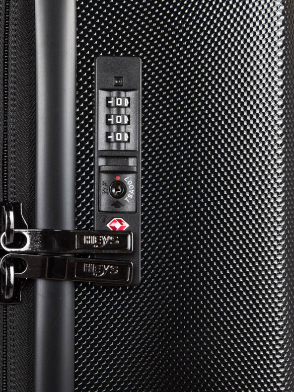 Heys Černý cestovní kufr Heys Vantage Smart Luggage™