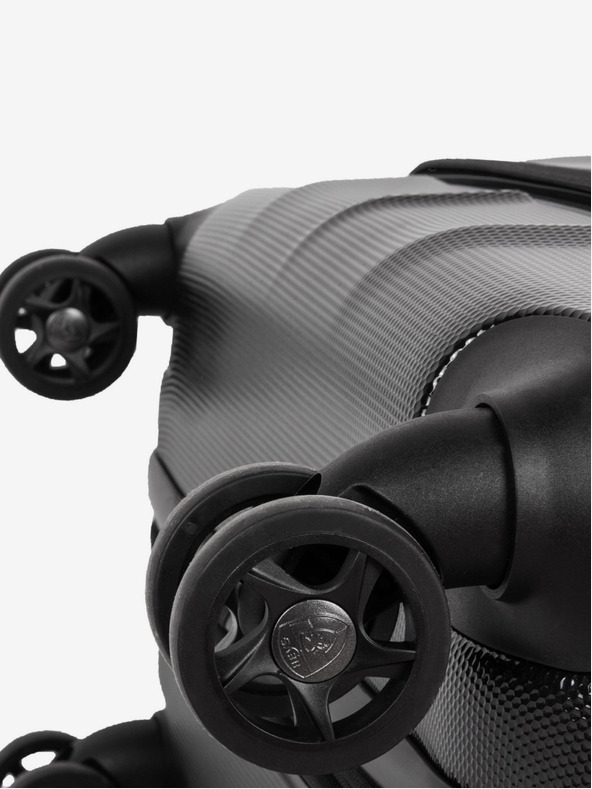 Heys Černý cestovní kufr Heys Vantage Smart Luggage™