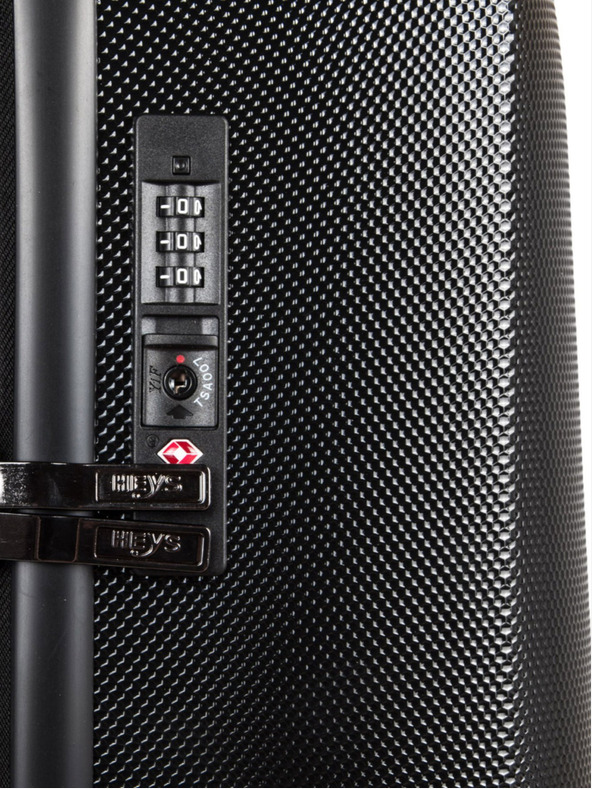 Heys Černý cestovní kufr Heys Vantage Smart Luggage™