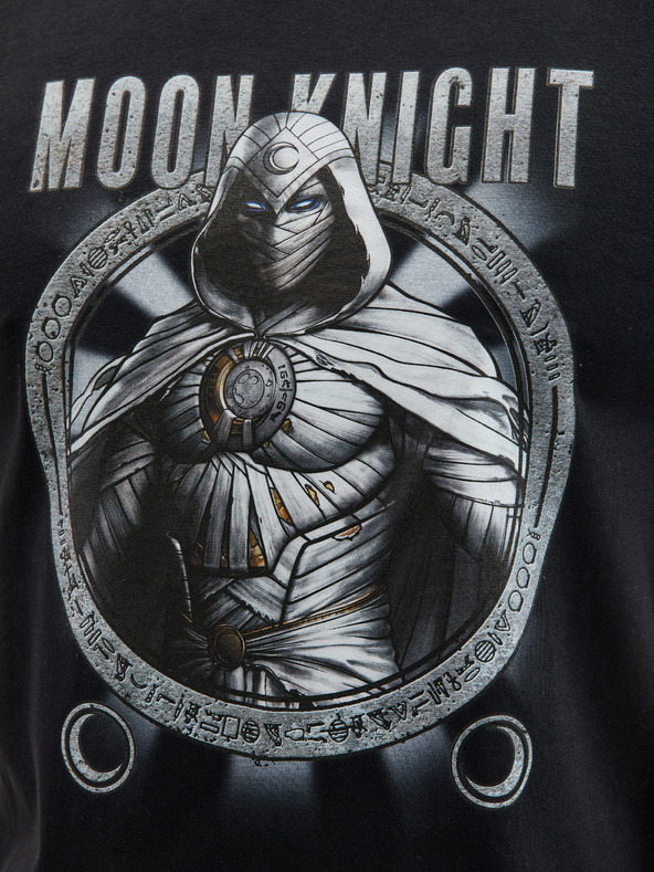 ZOOT.Fan Černé unisex tričko Moon Knight ZOOT. FAN Marvel