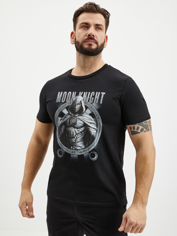 ZOOT.Fan Černé unisex tričko Moon Knight ZOOT. FAN Marvel