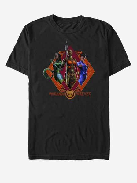 ZOOT.Fan Trio postav Black Panther: Wakanda nechť žije ZOOT. FAN Marvel - unisex tričko
