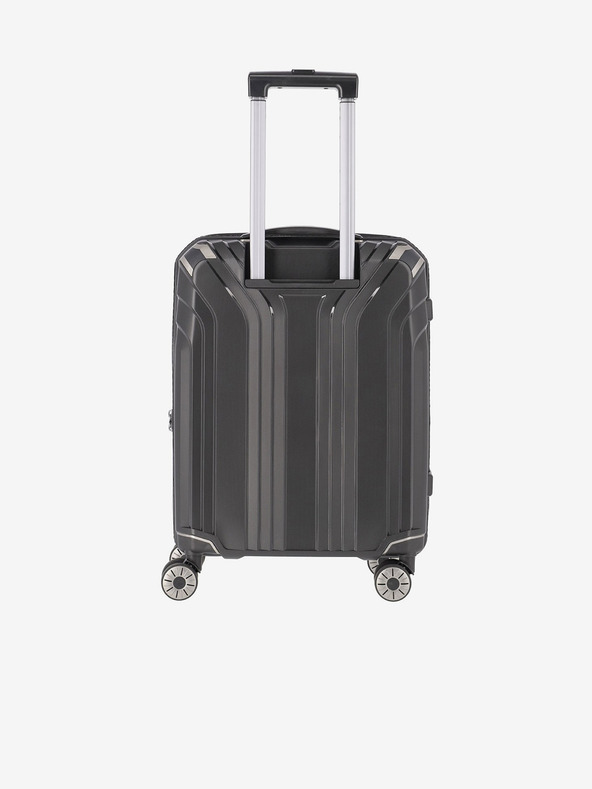 Travelite Sada tří cestovních kufrů v černé barvě Travelite Elvaa 4w S,M,L Black