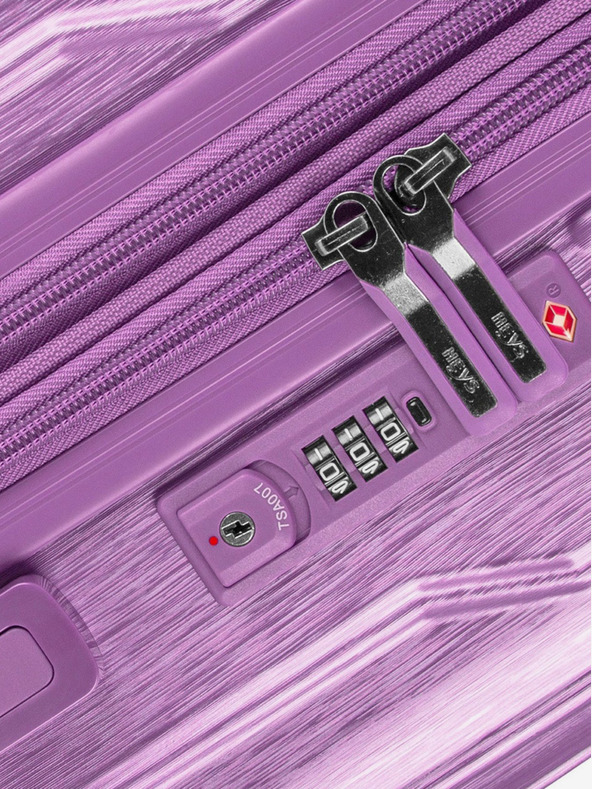 Heys Fialový cestovní kufr Heys Xtrak L
