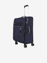 Travelite Tmavě modrý cestovní kufr Travelite Miigo 4w M