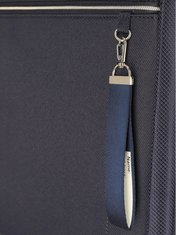 Travelite Tmavě modrý cestovní kufr Travelite Miigo 4w M