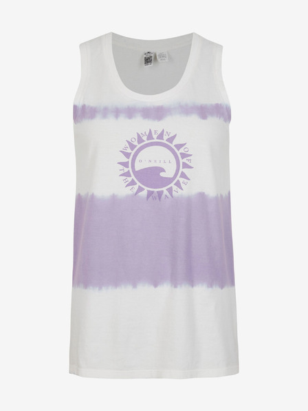 O'Neill Fialovo-bílé dámské vzorované tílko O'Neill WOW TANKTOP
