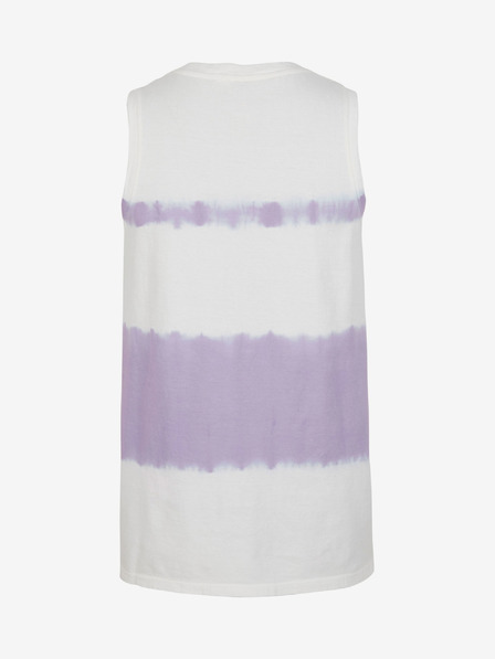 O'Neill Fialovo-bílé dámské vzorované tílko O'Neill WOW TANKTOP