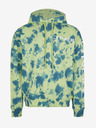 O'Neill Modro-zelená pánská vzorovaná mikina O'Neill OAKES HOODIE