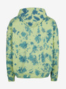 O'Neill Modro-zelená pánská vzorovaná mikina O'Neill OAKES HOODIE