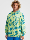 O'Neill Modro-zelená pánská vzorovaná mikina O'Neill OAKES HOODIE