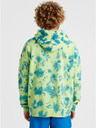O'Neill Modro-zelená pánská vzorovaná mikina O'Neill OAKES HOODIE