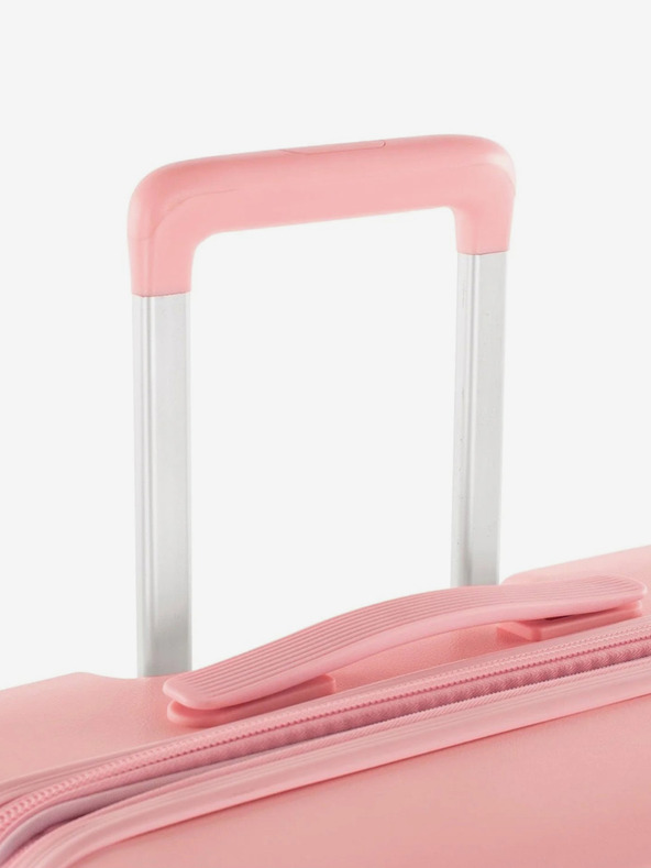 Heys Růžový cestovní kufr Heys Pastel M