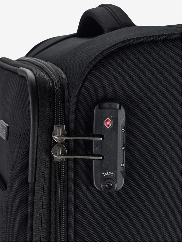 Travelite Sada tří cestovních kufrů v černé barvě Travelite Chios S,M,L Black