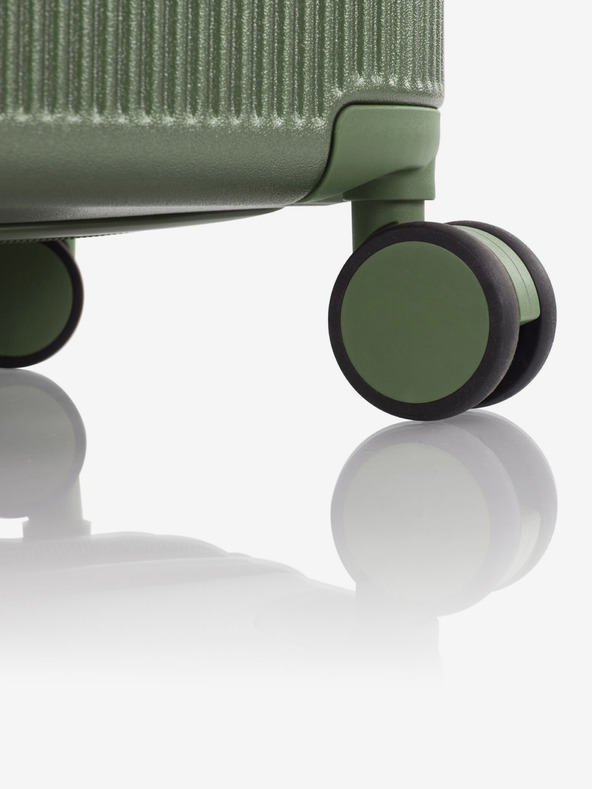 Heys Zelený cestovní kufr Heys Earth Tones L Moss