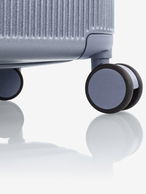 Heys Šedý cestovní kufr Heys Earth Tones M Glacier Grey