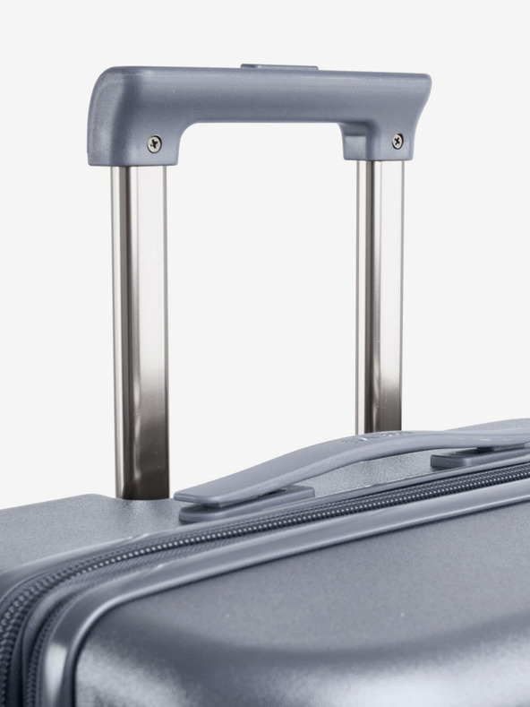 Heys Šedý cestovní kufr Heys Earth Tones M Glacier Grey